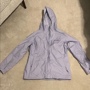 Women’s Columbia Lavender Hooded Rain Jacket Size Large